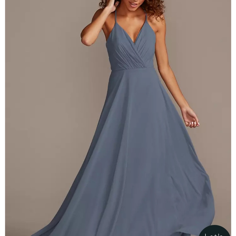 David’s bridal bridesmaid dress chiffon